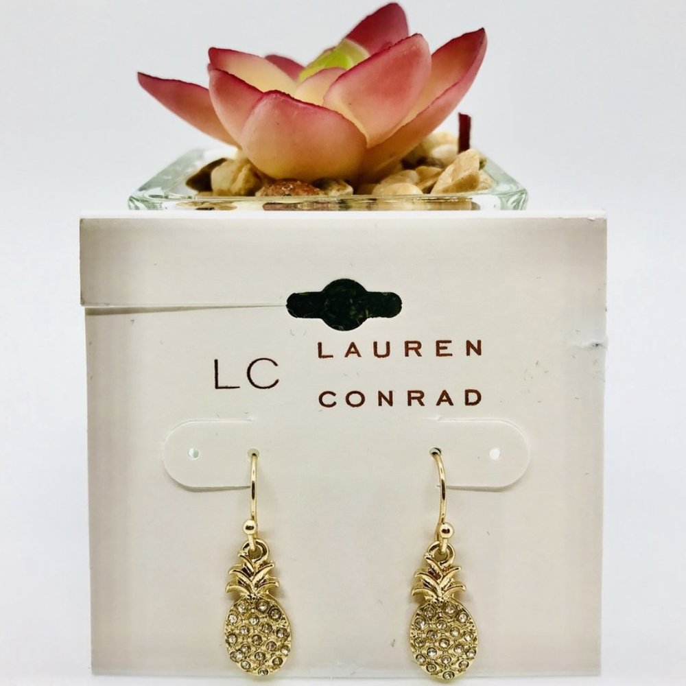LAUREN CONRAD Pineapple Earrings